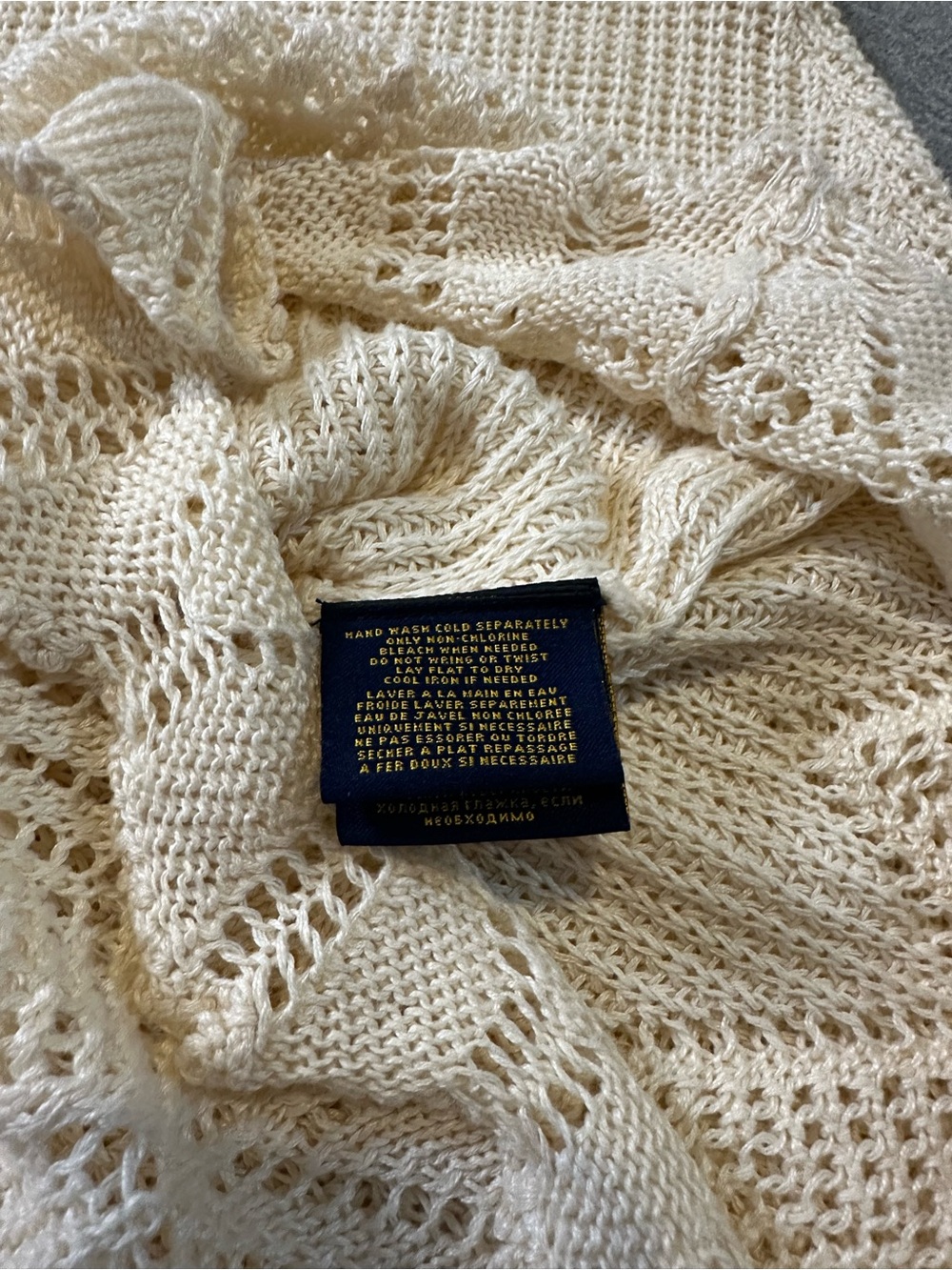 Rugby Ralph Lauren crochet mini dress M - Picture 6 of 7